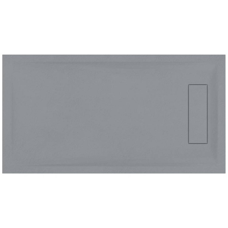 Roman Infinity 1800 x 800mm Grey Slate Rectangular Shower Tray