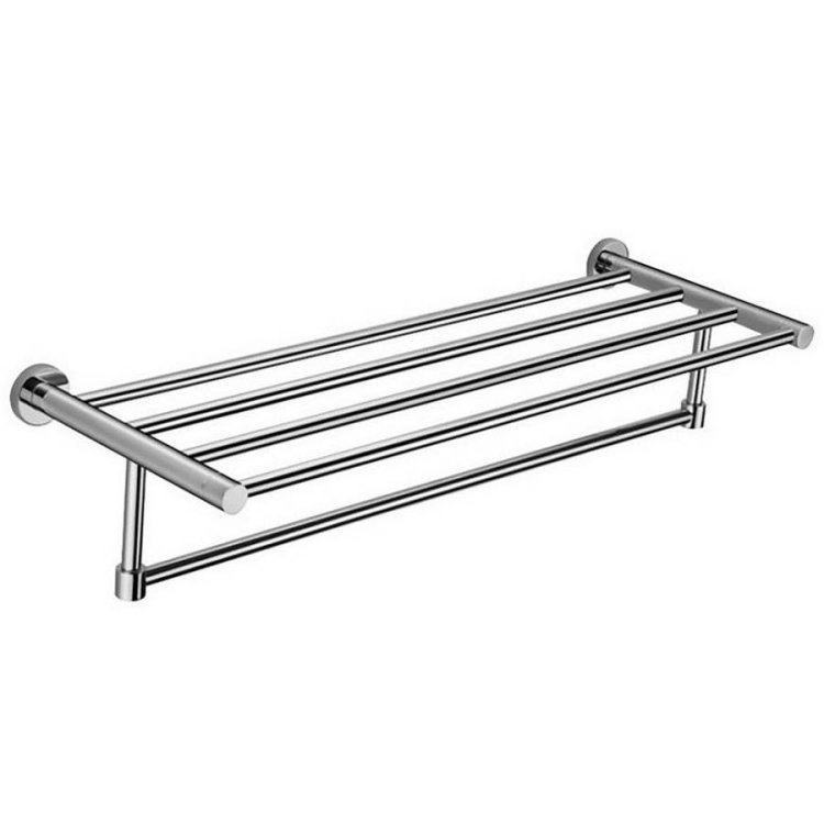 Scudo Delta Chrome 600mm Towel Shelf