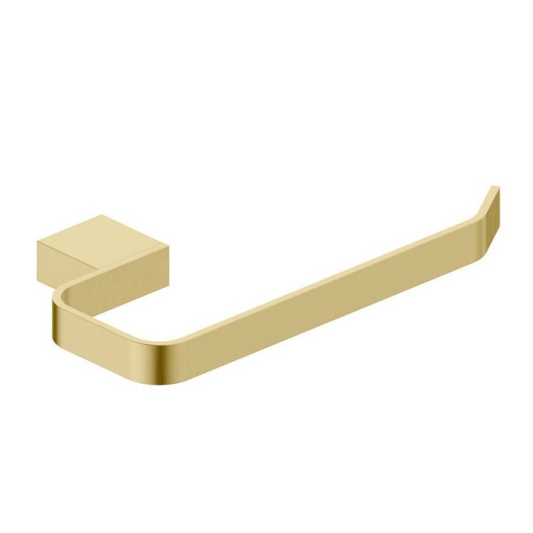 Scudo Roma Brushed Brass Towel Ring