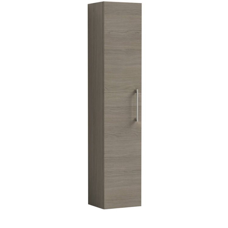 Nuie Athena 300mm Oak Wall Hung Tall Unit Single Door