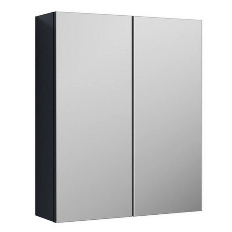 Nuie Athena 600mm Anthracite Satin Mirror Cabinet