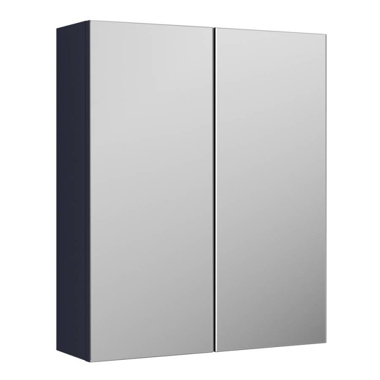 Nuie Athena 600mm Blue Mirror Cabinet