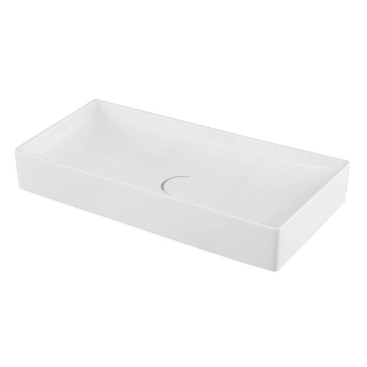 Scudo Stance White 750mm Countertop Basin