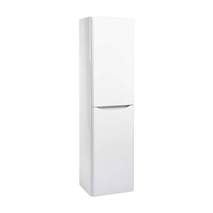 Scudo Bella 400mm Gloss White Tall Boy Cabinet