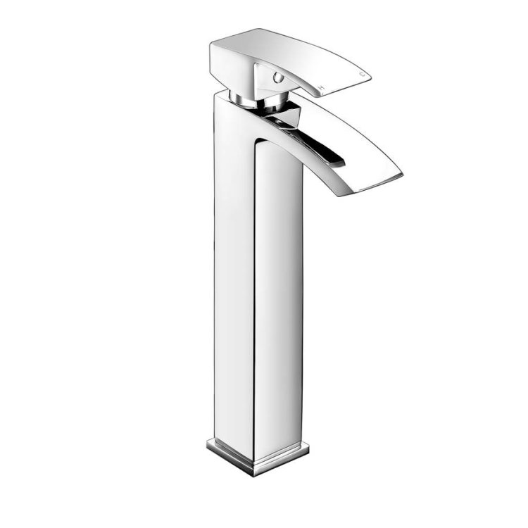 Scudo Descent Chrome Tall Mono Basin Mixer