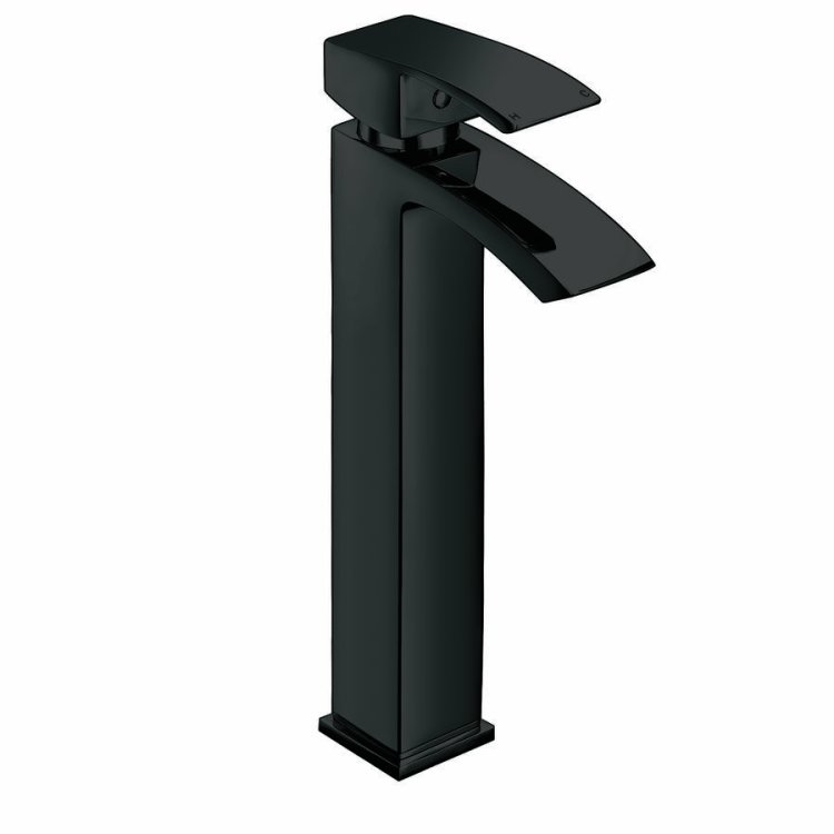 Scudo Descent Black Tall Mono Basin Mixer