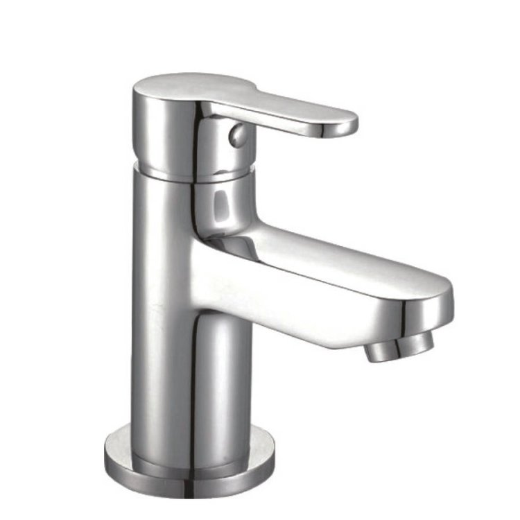 Scudo Favour Chrome Mono Basin Mixer with Push Waste