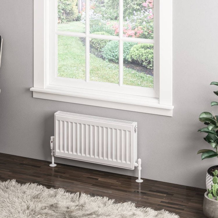 Eastbrook 300 x 600mm Gloss White Type 11 Compact Panel Radiator