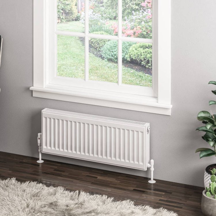 Eastbrook 300 x 800mm Gloss White Type 11 Compact Panel Radiator