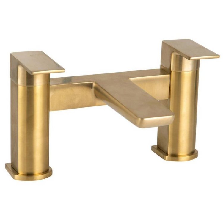 Scudo Muro Brass Bath Filler