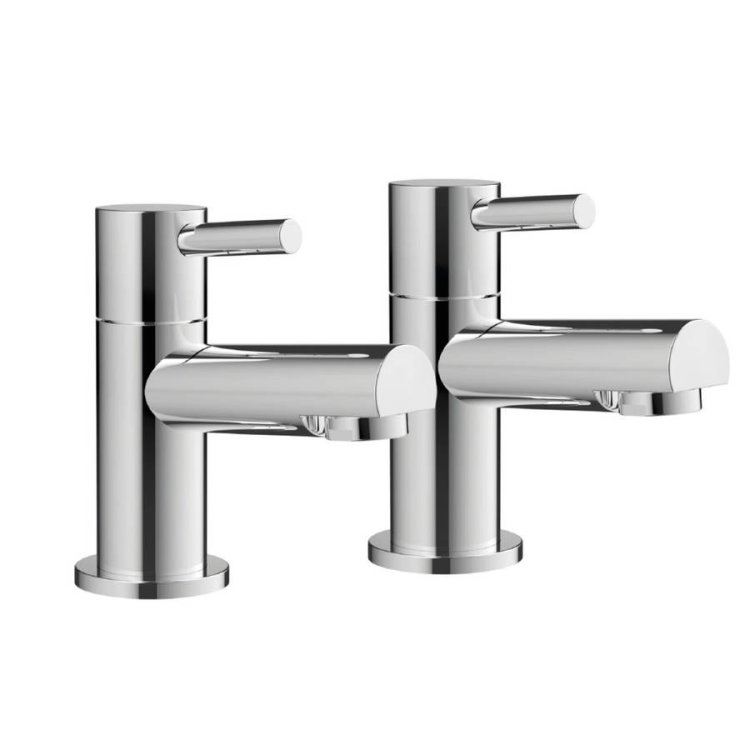 Scudo Premier Chrome Basin Taps