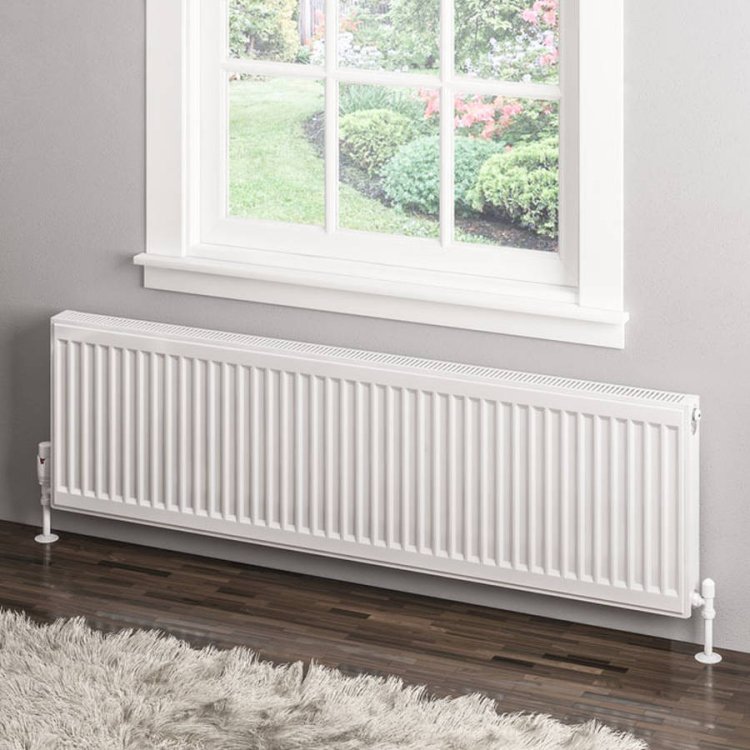  Eastbrook 400 x 1400mm Gloss White Type 11 Compact Panel Radiator