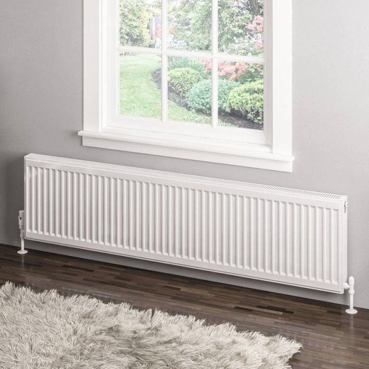 Eastbrook 400 x 1600mm Gloss White Type 11 Compact Panel Radiator