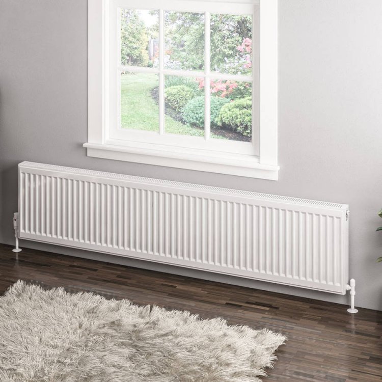 Eastbrook 400 x 1800mm Gloss White Type 11 Compact Panel Radiator