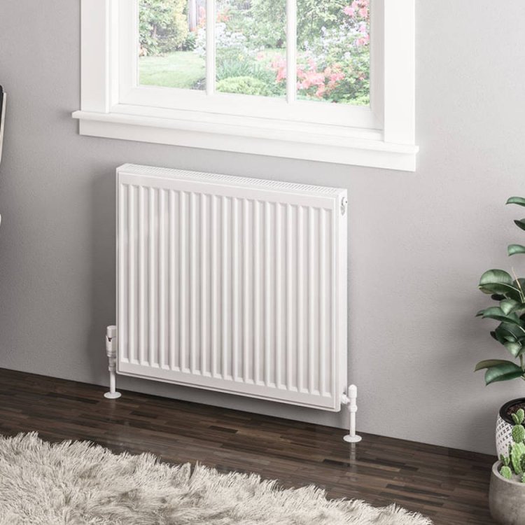 Eastbrook 600 x 700mm Gloss White Type 11 Compact Panel Radiator