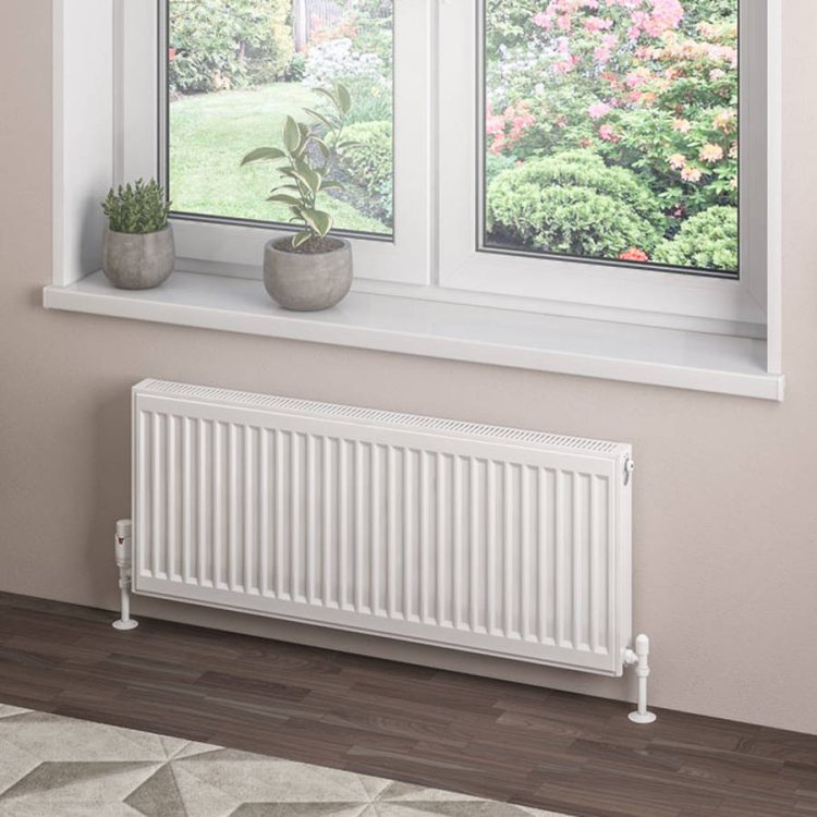 Eastbrook 400 x 1000mm Gloss White Type 21 Compact Panel Radiator