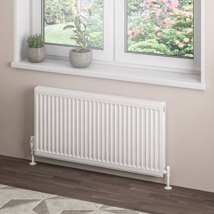 Eastbrook 500 x 1000mm Gloss White Type 21 Compact Panel Radiator