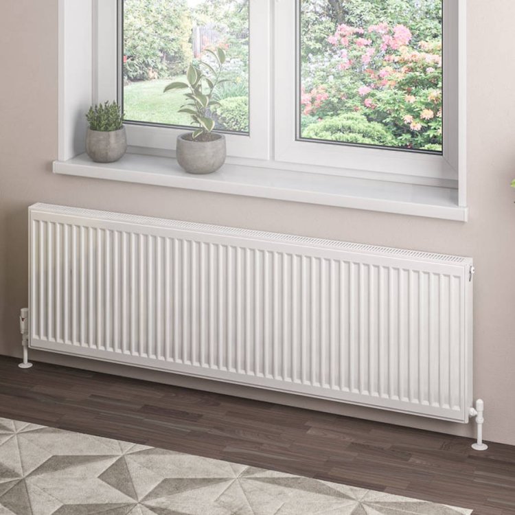 Eastbrook 500 x 1600mm Gloss White Type 21 Compact Panel Radiator