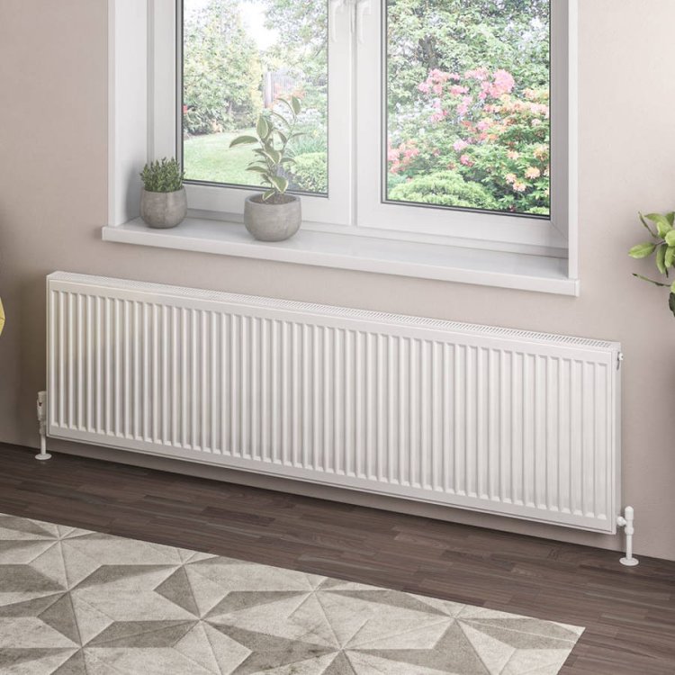 Eastbrook 500 x 1800mm Gloss White Type 21 Compact Panel Radiator