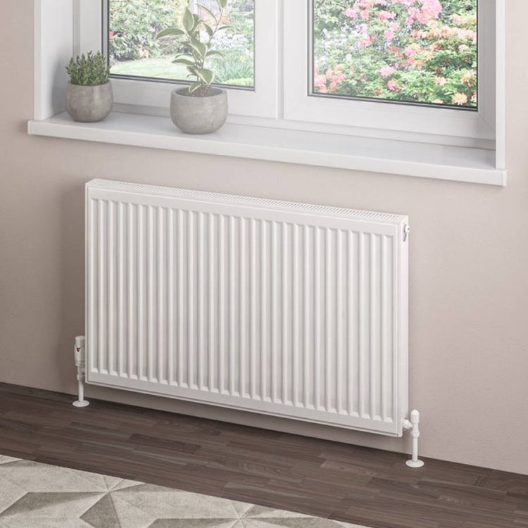 Eastbrook 600 x 1000mm Gloss White Type 21 Compact Panel Radiator