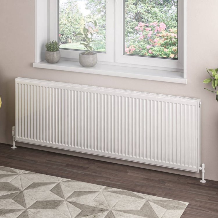 Eastbrook 600 x 1800mm Gloss White Type 21 Compact Panel Radiator