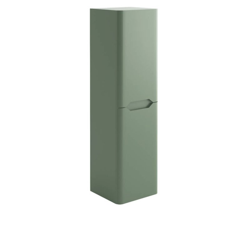 Scudo Ella Matt Green Tall Boy Cabinet