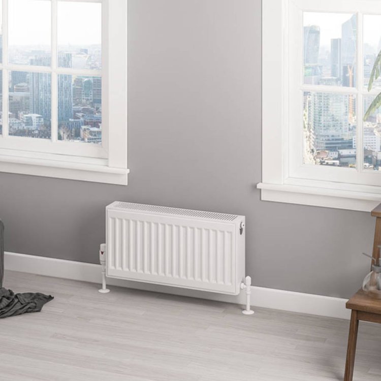 Eastbrook 300 x 600mm Gloss White Type 22 Compact Panel Radiator