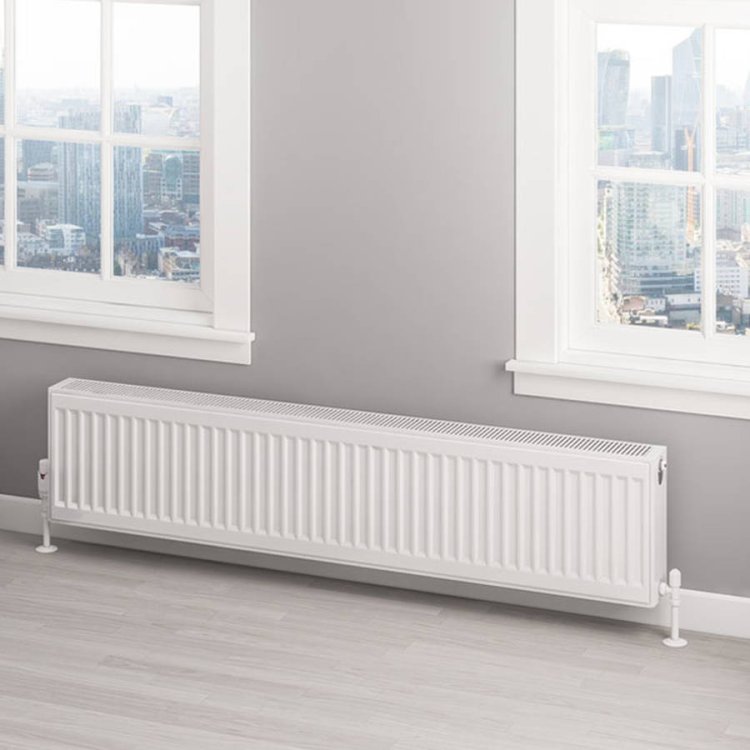 Eastbrook 300 x 1400mm Gloss White Type 22 Compact Panel Radiator