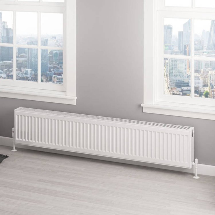 Eastbrook 300 x 1600mm Gloss White Type 22 Compact Panel Radiator