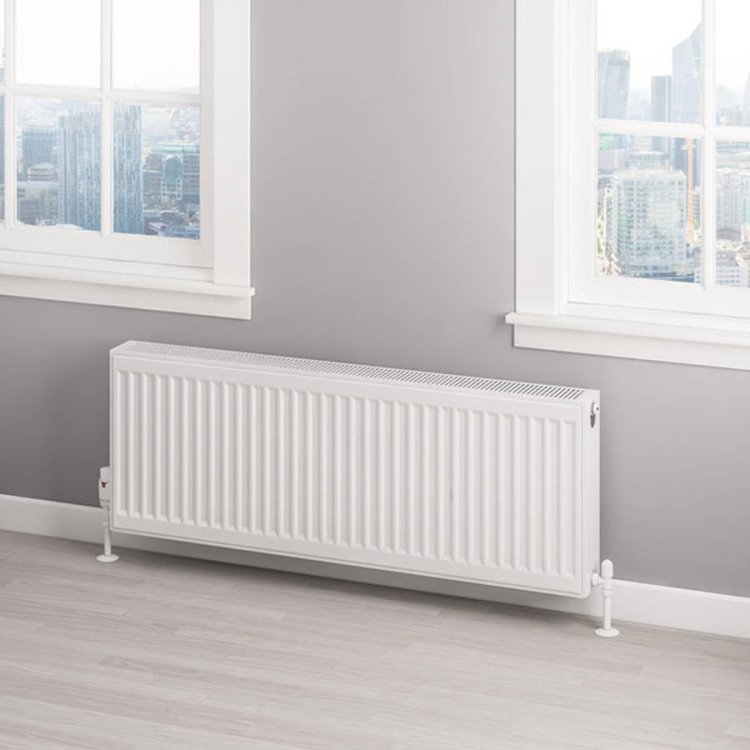 Eastbrook 400 x 1100mm Gloss White Type 22 Compact Panel Radiator