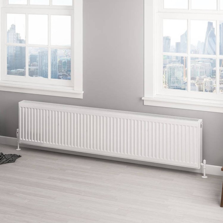 Eastbrook 400 x 1800mm Gloss White Type 22 Compact Panel Radiator