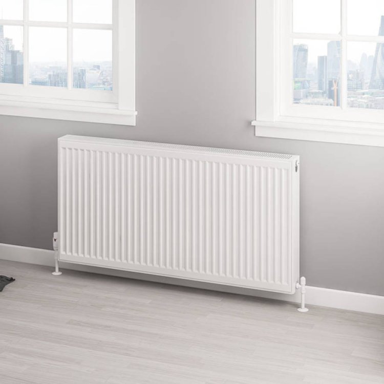 Eastbrook 600 x 1200mm Gloss White Type 22 Compact Panel Radiator