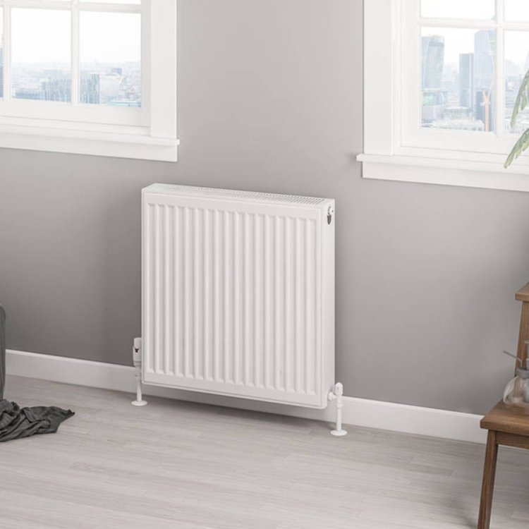 Eastbrook 600 x 600mm Gloss White Type 22 Compact Panel Radiator