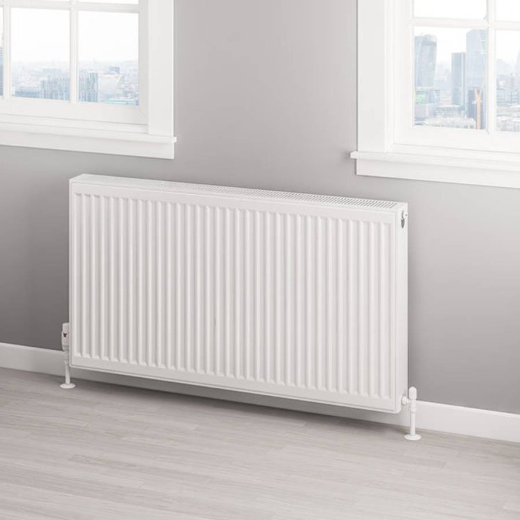 Eastbrook 600 x 1100mm Gloss White Type 22 Compact Panel Radiator