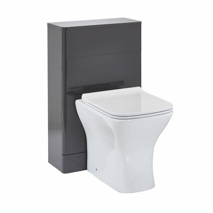 Scudo Rossini 500mm Wolf Grey WC Unit