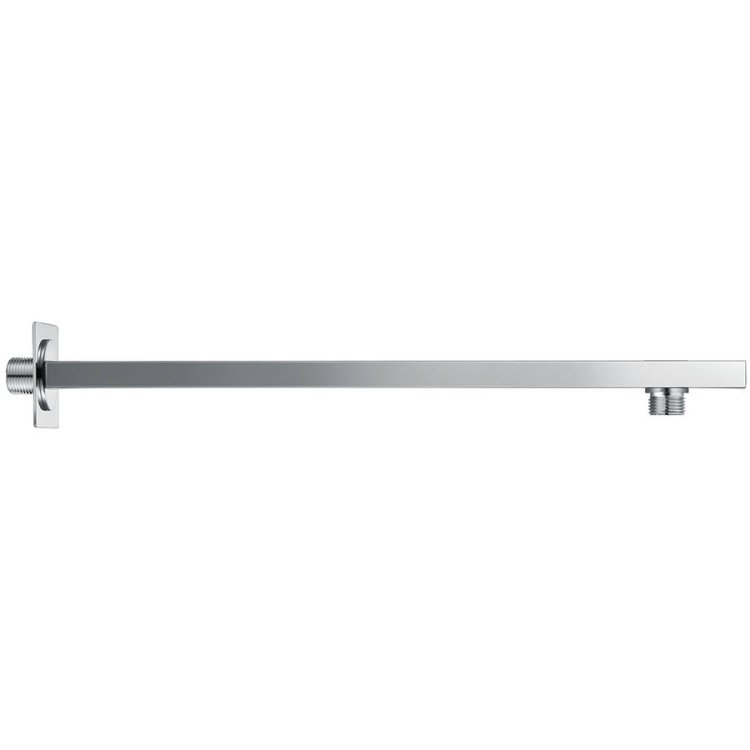 Scudo Chrome Square Extended Shower Wall Arm