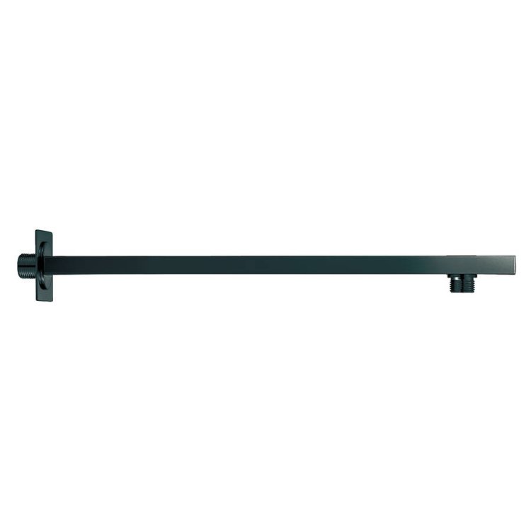 Scudo Black Square Shower Wall Arm