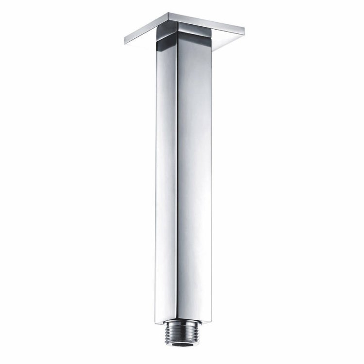 Scudo Chrome Square Ceiling Mounted Shower Arm