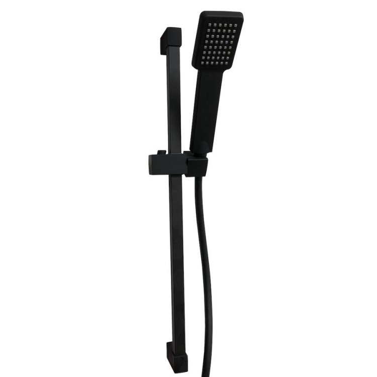 Scudo Black Square Riser Rail Kit with Handset