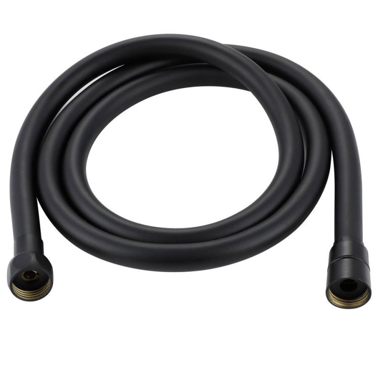 Scudo Matt Black Smooth 1500mm Shower Hose