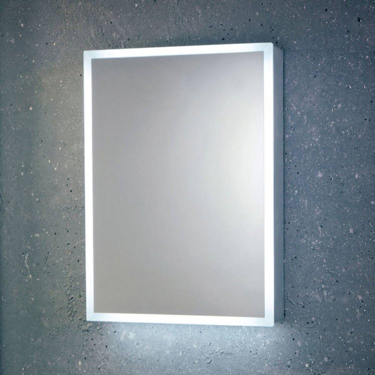 Scudo Mia 500 x 700mm Single Door LED Mirror Cabinet