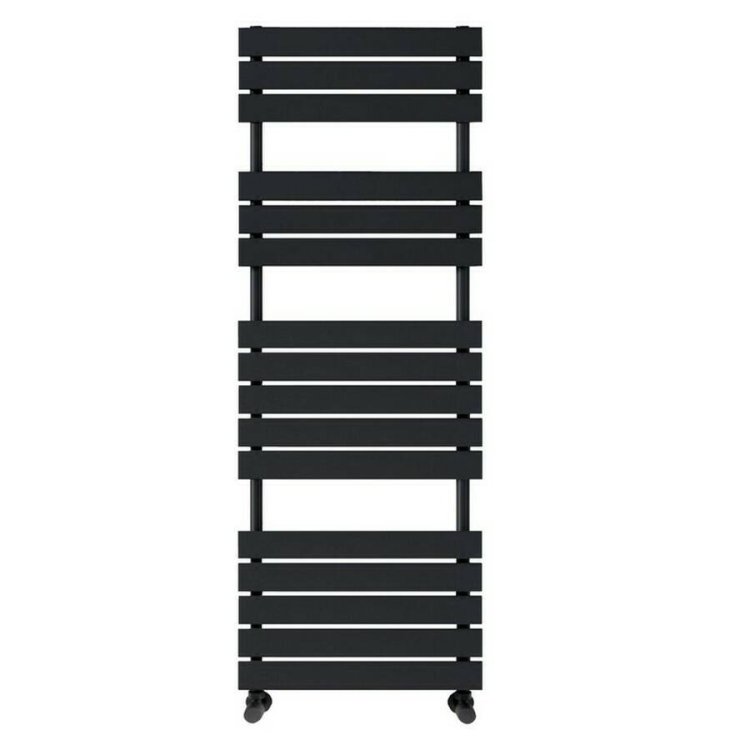 Scudo Life Black 1600 x 600mm Towel Radiator