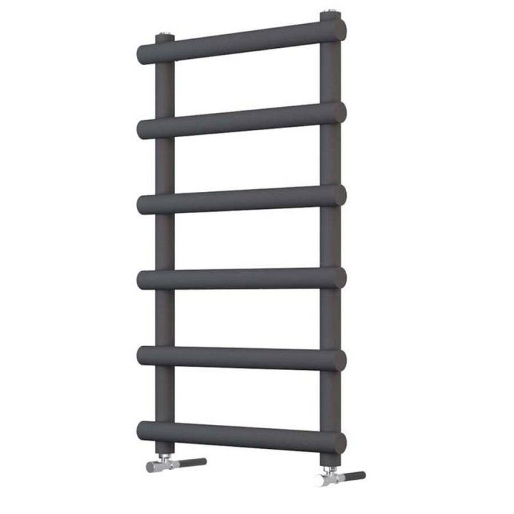 Scudo Izem Carbon Anthracite 850 x 500mm Towel Radiator