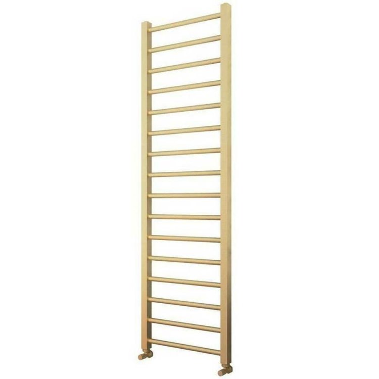 Scudo Vibe Brushed Brass 1600 x 500mm Towel Radiator