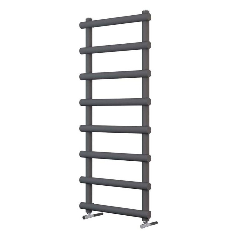 Scudo Izem Carbon Anthracite 1150 x 500mm Towel Radiator