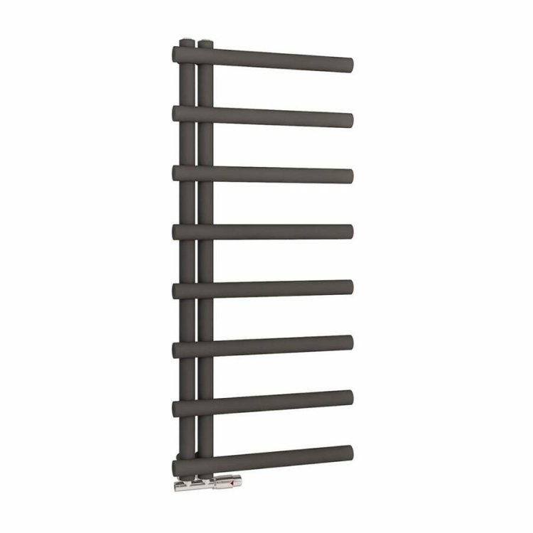 Scudo Carlo Carbon Anthracite 1150 x 500mm Towel Radiator