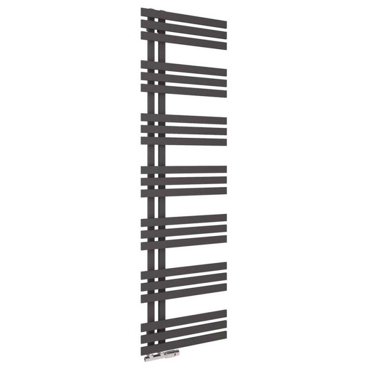 Scudo Elizabeth Carbon Anthracite 1800 x 500mm Towel Radiator