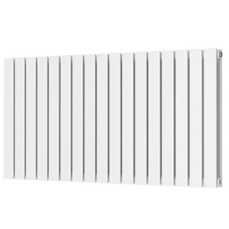 Scudo Bravo White 600 x 1158mm Horizontal Double Designer Radiator