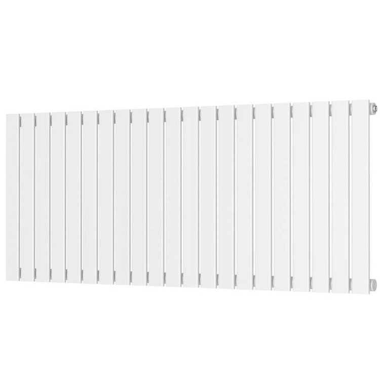 Scudo Bravo White 600 x 1430mm Horizontal Single Designer Radiator