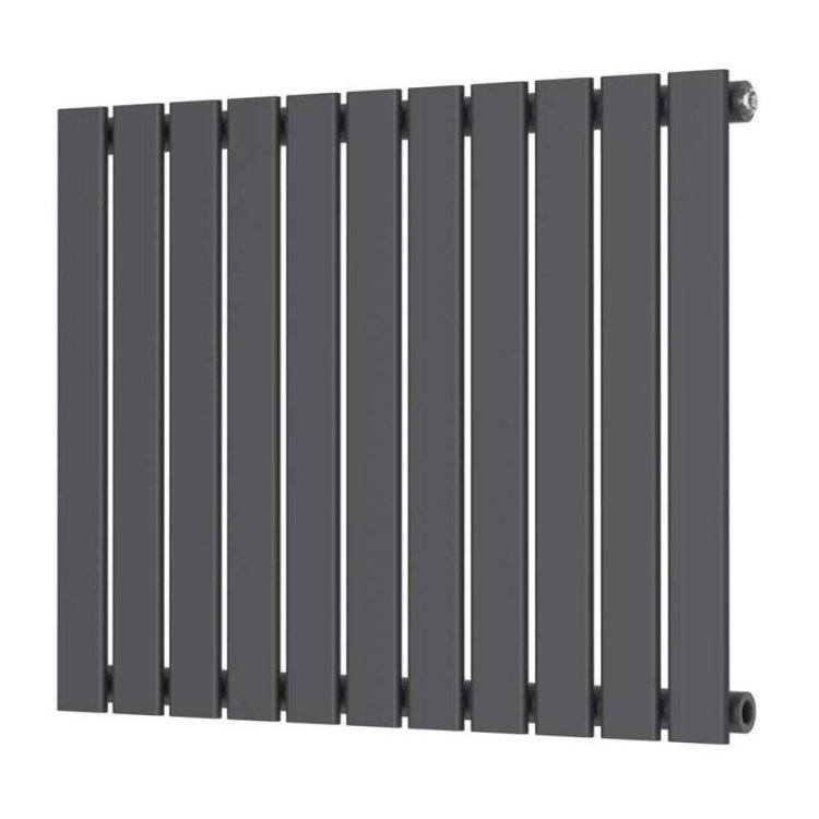 Scudo Bravo Anthracite 600 x 750mm Horizontal Single Designer Radiator